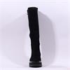 Marco Moreo Stockholm Side Zip Knee High - Black Suede